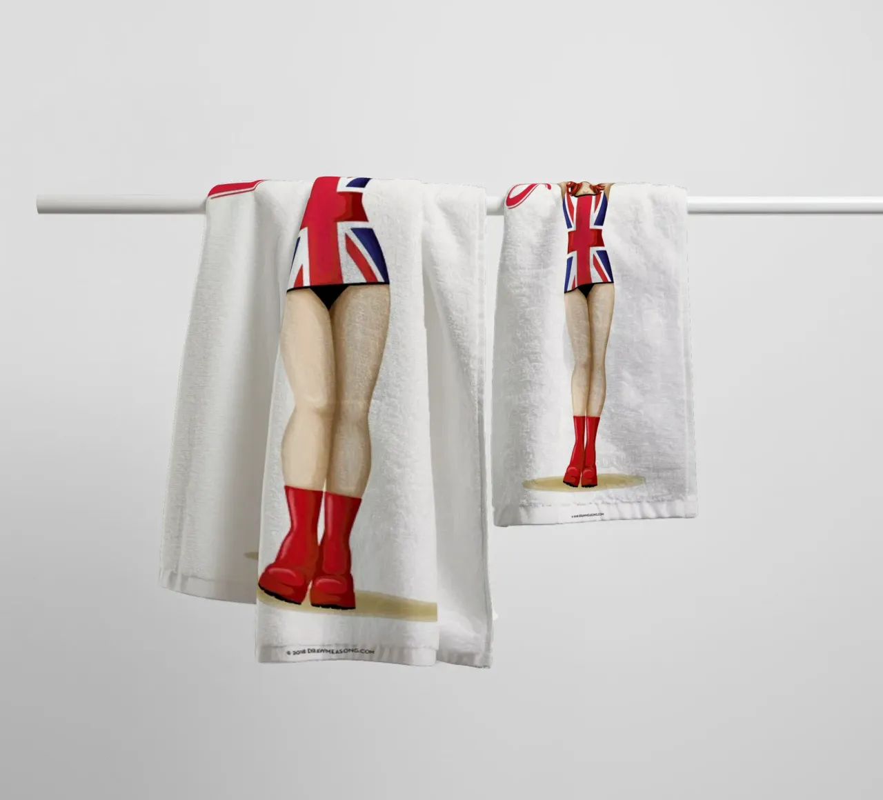 Ginger badhanddoek van Nour Tohme