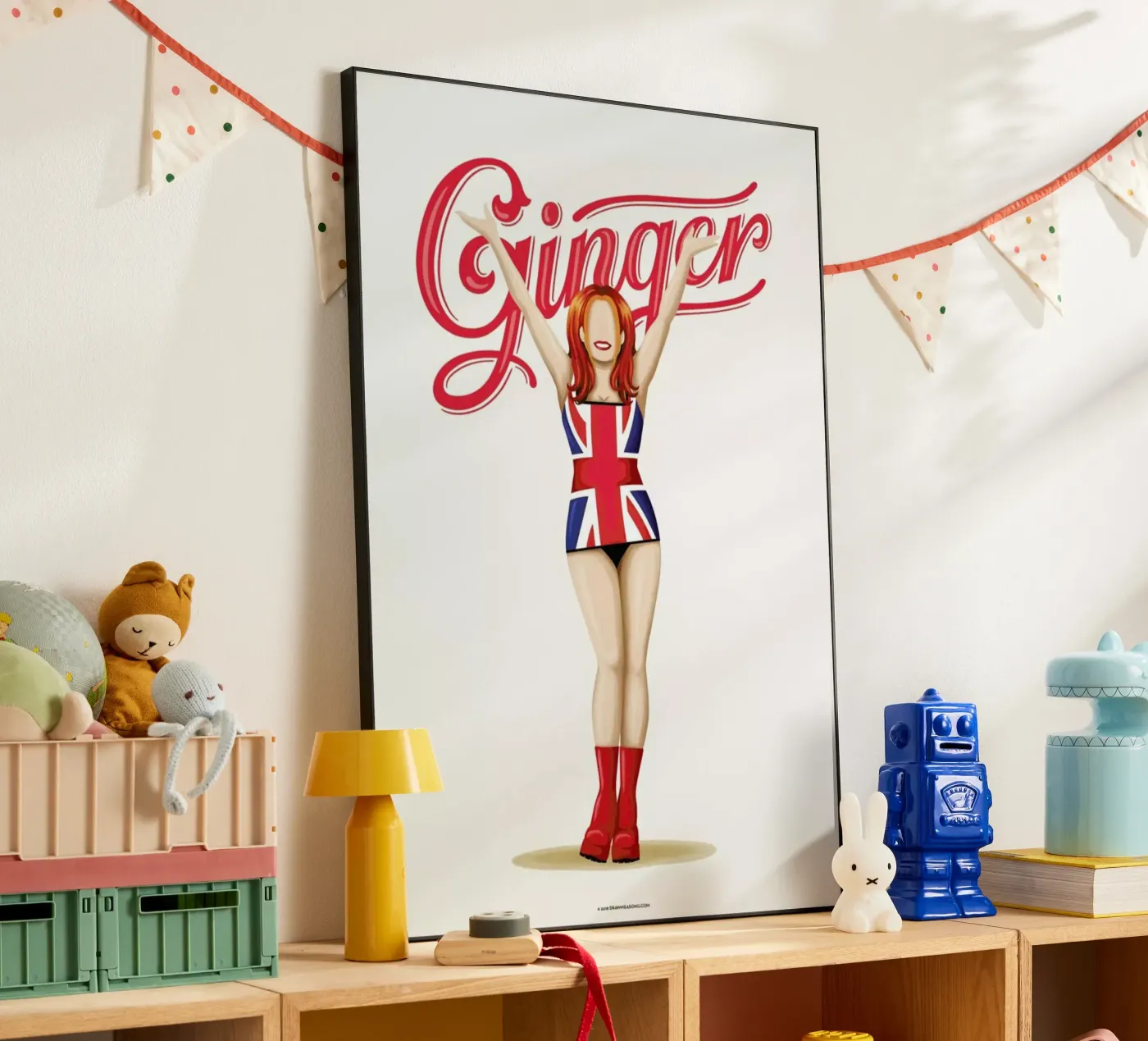 Ginger aluminium-dibond van Nour Tohme