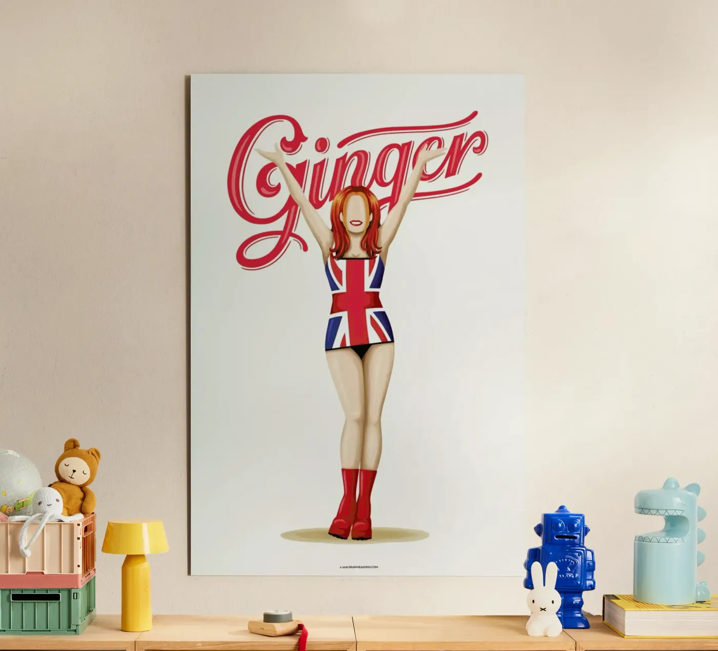 Ginger aluminium-dibond van Nour Tohme