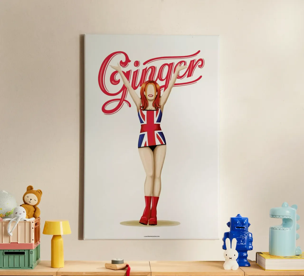 Ginger canvas met Baklijst van Nour Tohme
