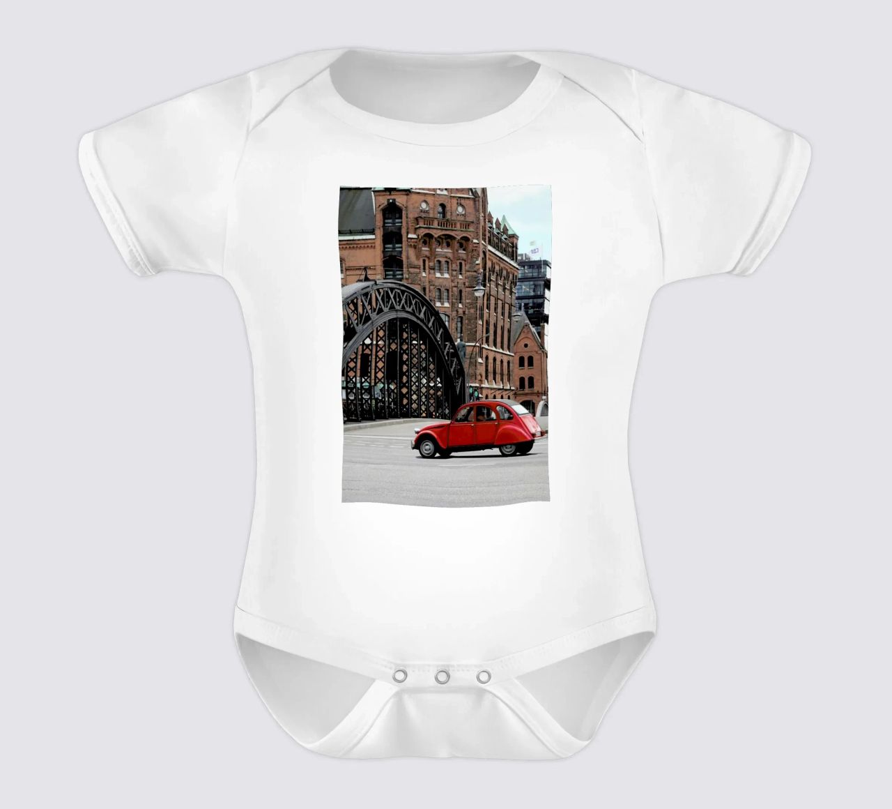 Red Oldtimer body neonato maniche corte da Anja Hebrank Photography