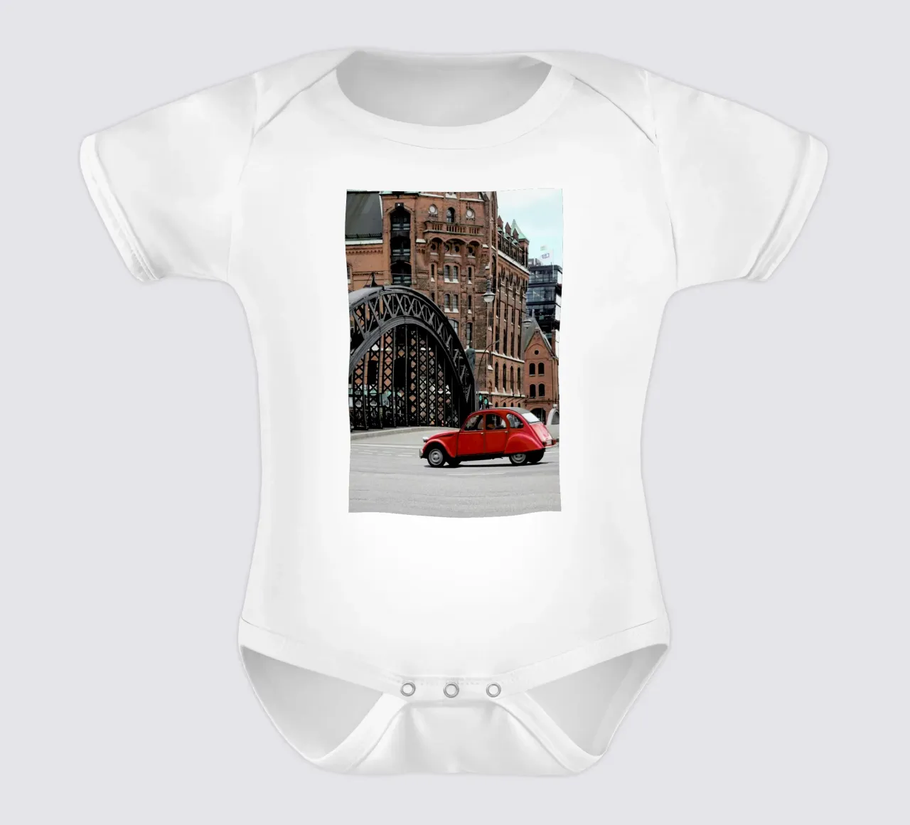 Red Oldtimer body neonato maniche corte da Anja Hebrank Photography