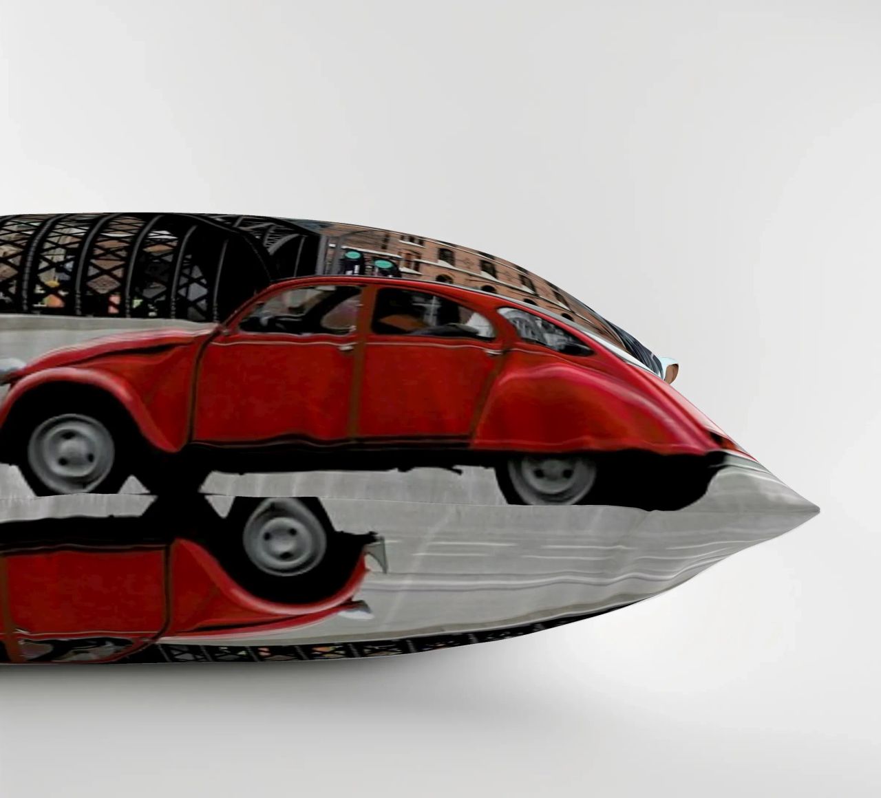 Red Oldtimer cuscino da Anja Hebrank Photography