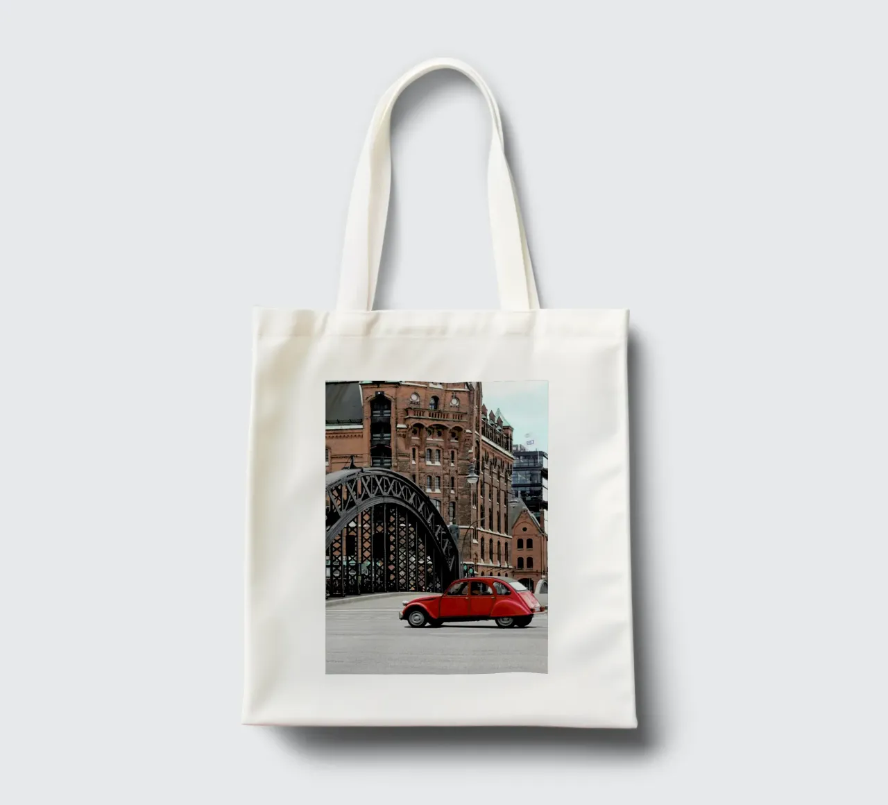Red Oldtimer tote bag de Anja Hebrank Photography