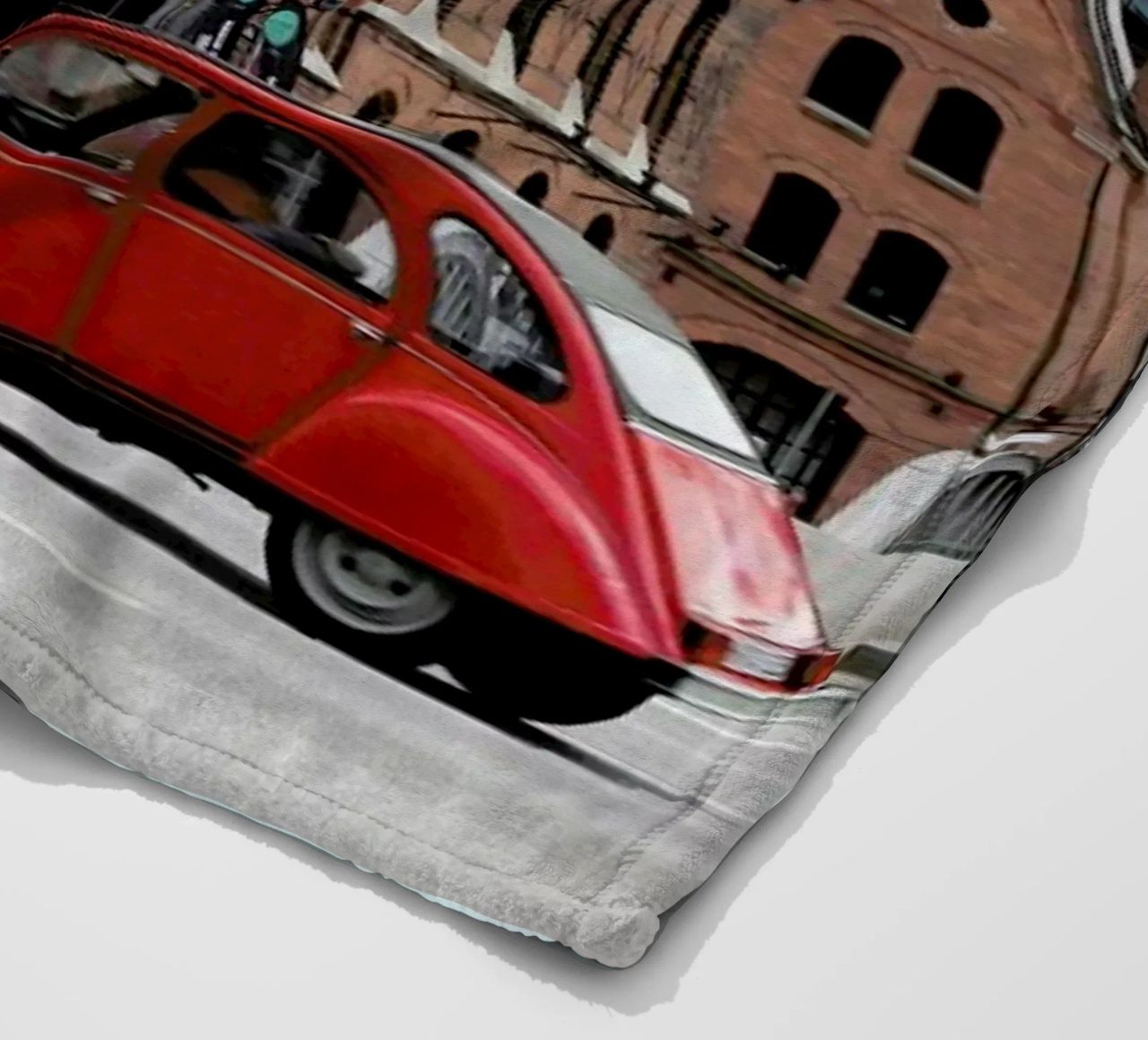 Red Oldtimer coperta in pile da Anja Hebrank Photography