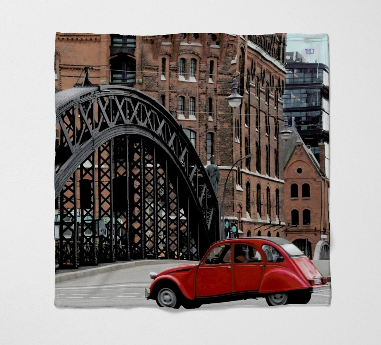 Red Oldtimer coperta in pile da Anja Hebrank Photography