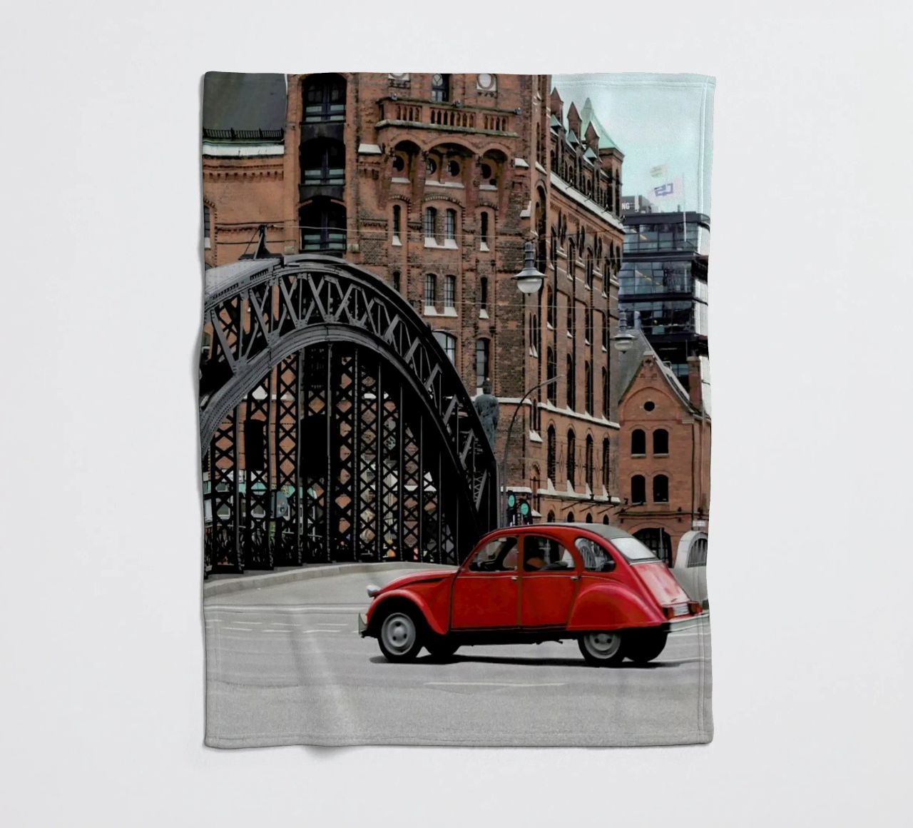 Red Oldtimer coperta in pile da Anja Hebrank Photography