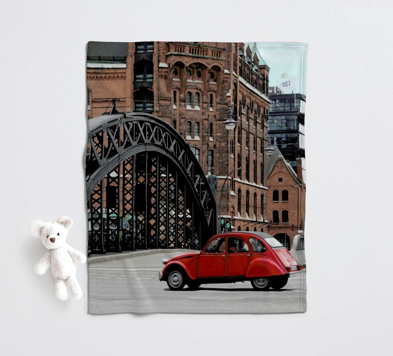Red Oldtimer coperta in pile da Anja Hebrank Photography