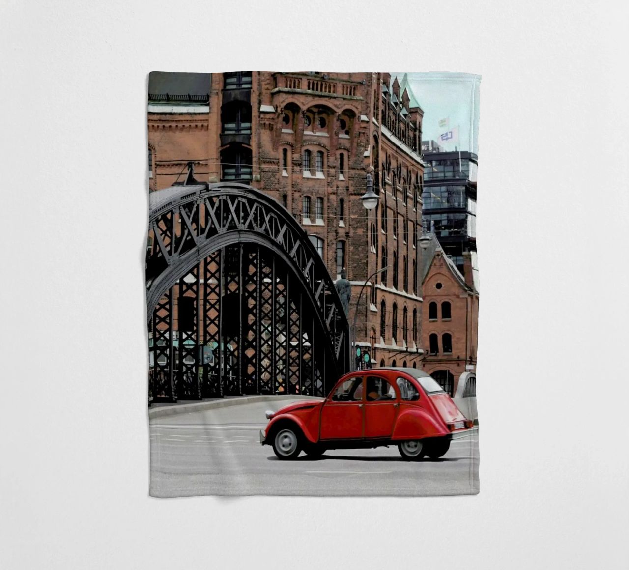 Red Oldtimer coperta in pile da Anja Hebrank Photography