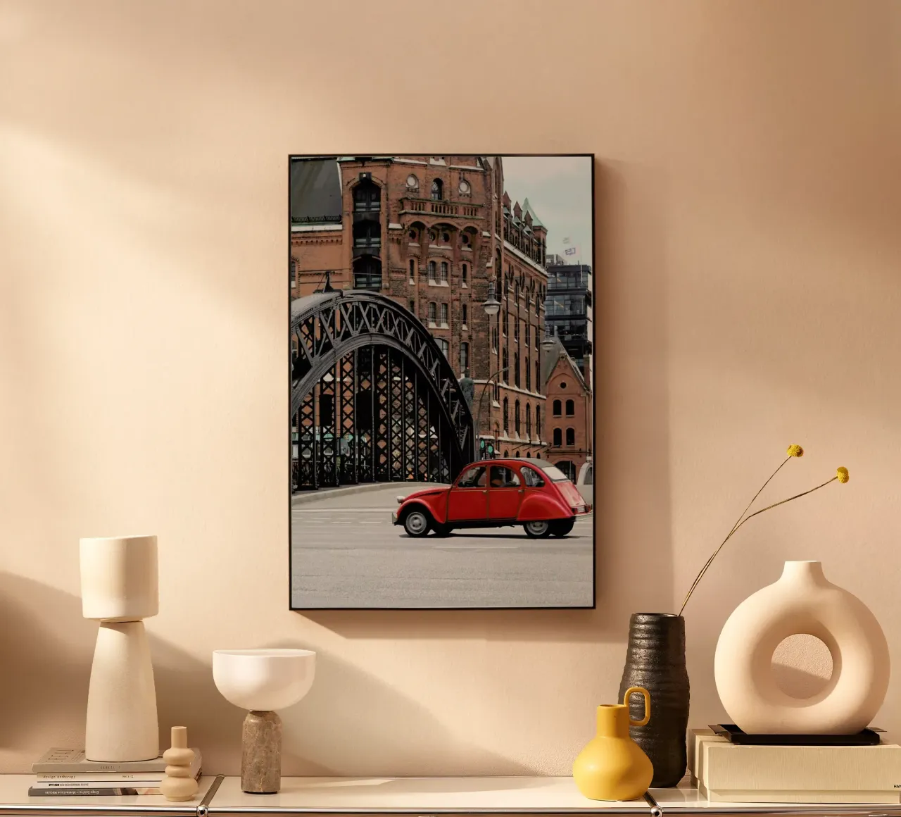 Red Oldtimer pannello forex da Anja Hebrank Photography