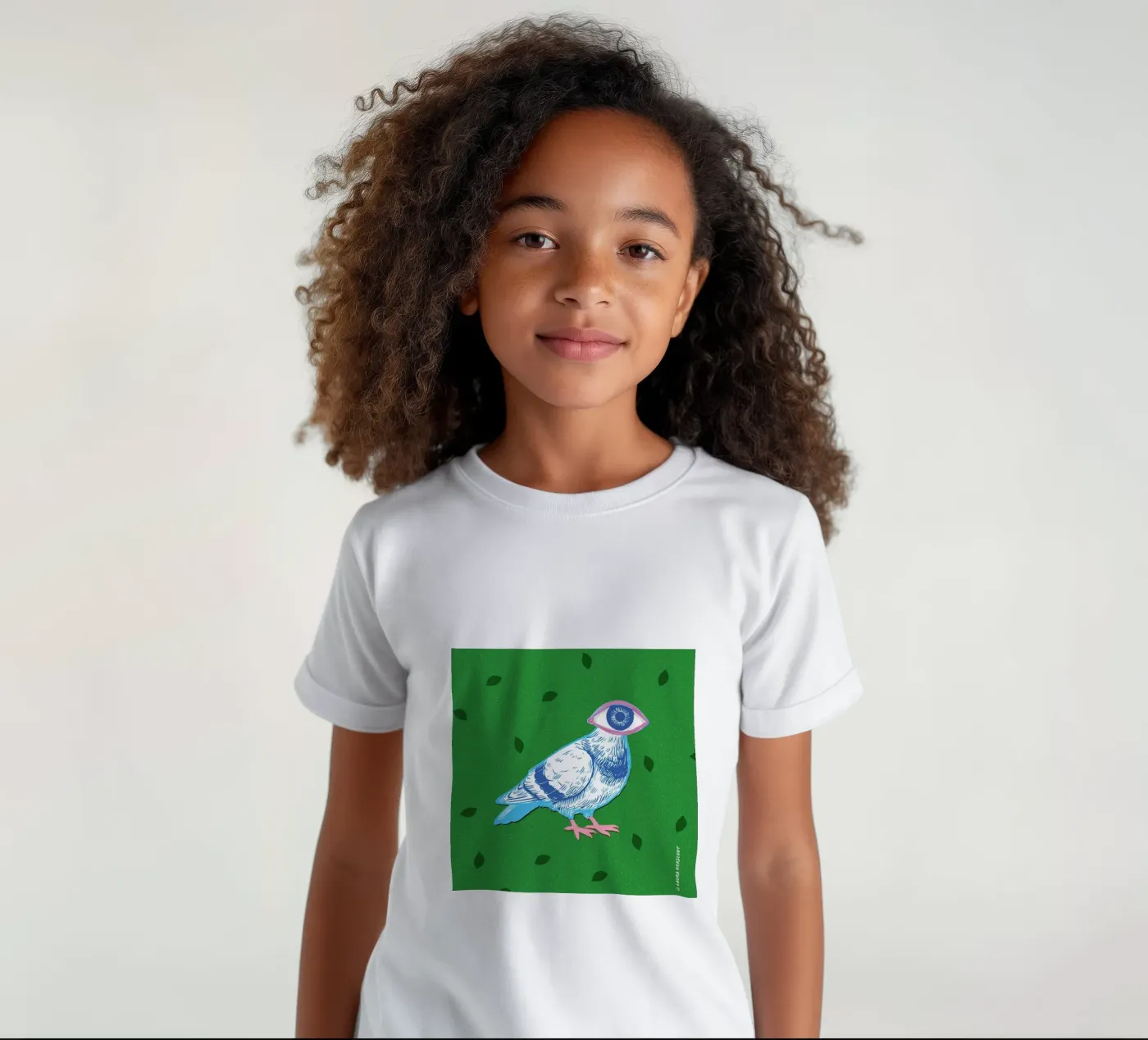 Eyebird t-shirt bambini da LauraKerschot