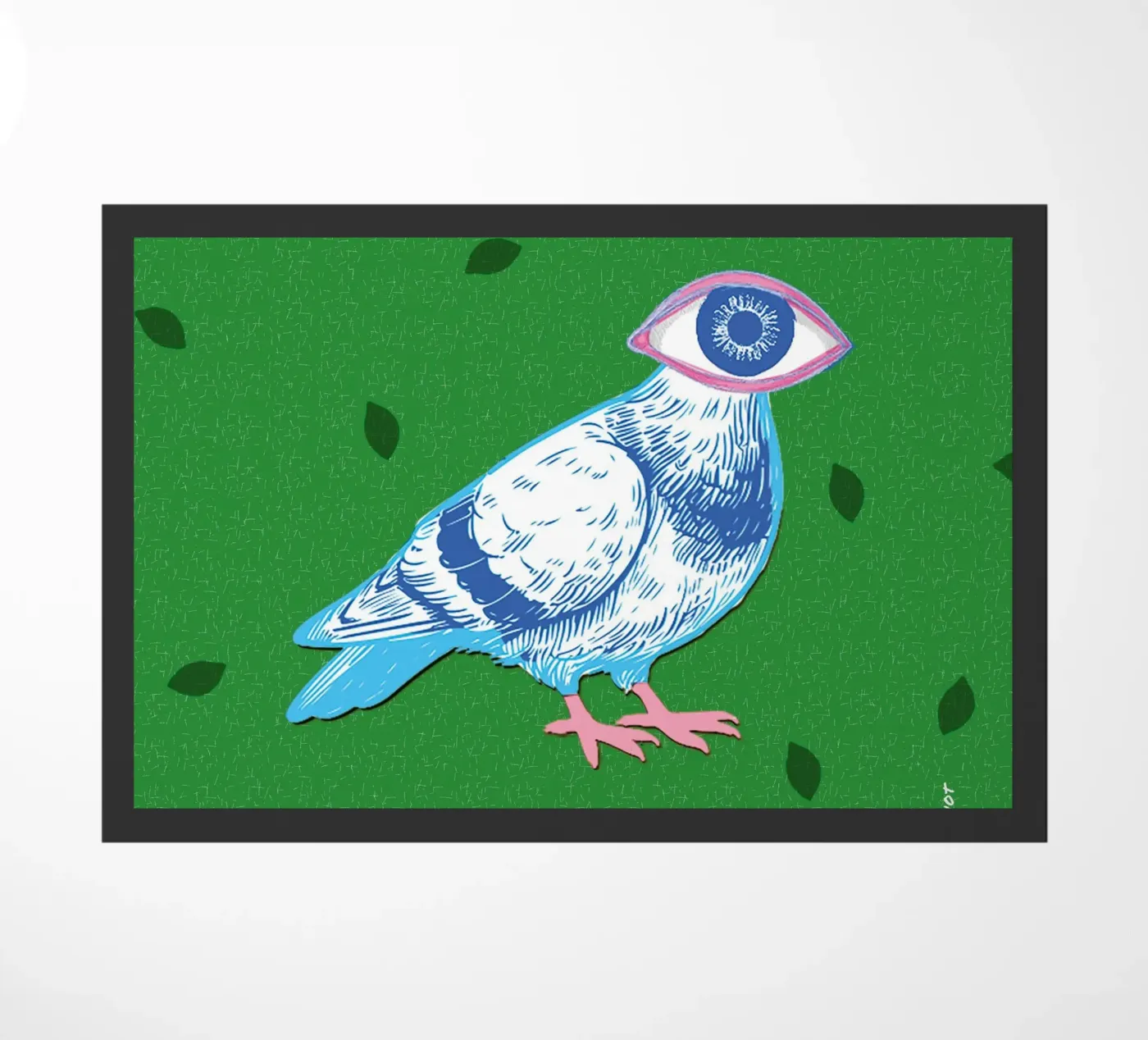 Eyebird deurmat van LauraKerschot