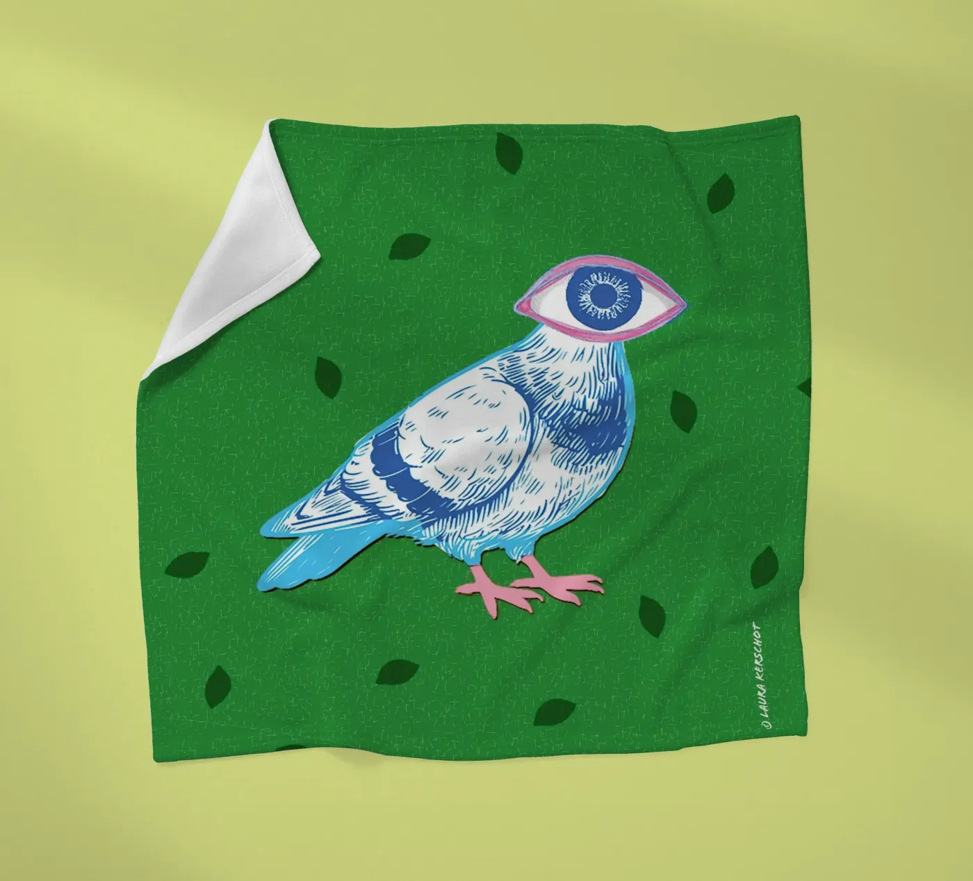 Eyebird Fleecedecke von LauraKerschot