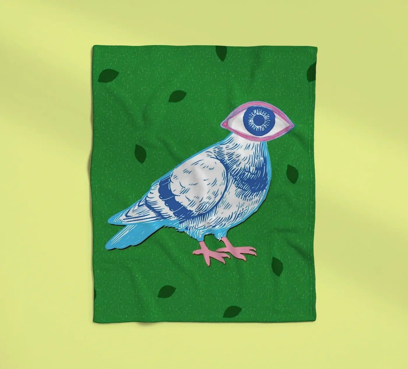Eyebird Fleecedecke von LauraKerschot