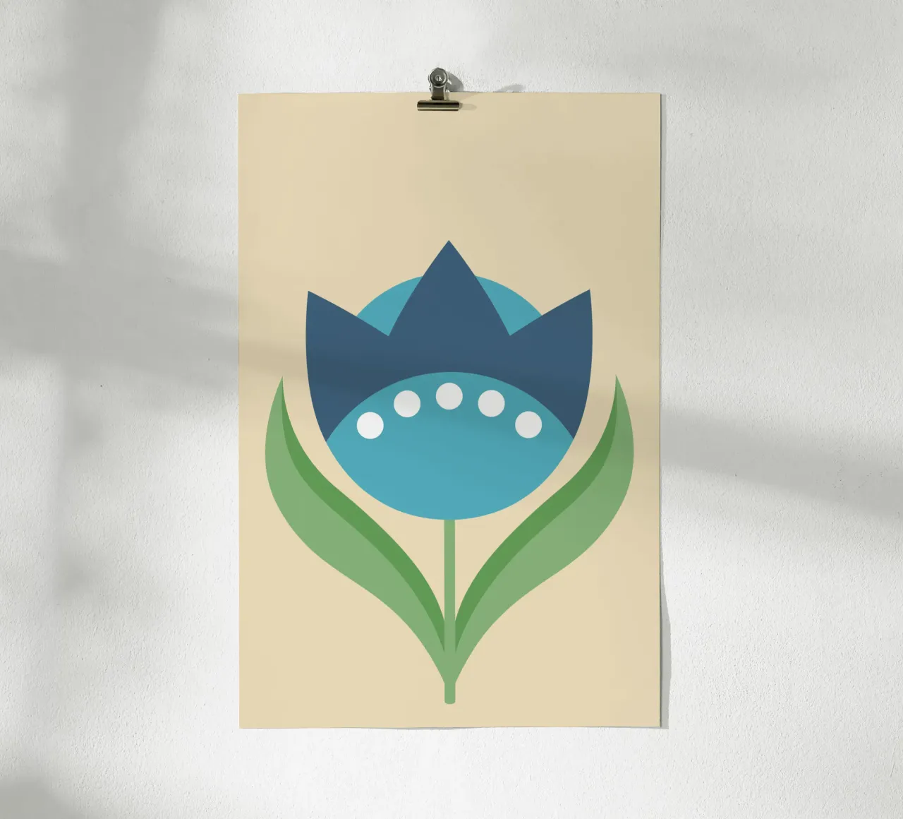 Geometric Flora carta hahnemühle da SMPLE