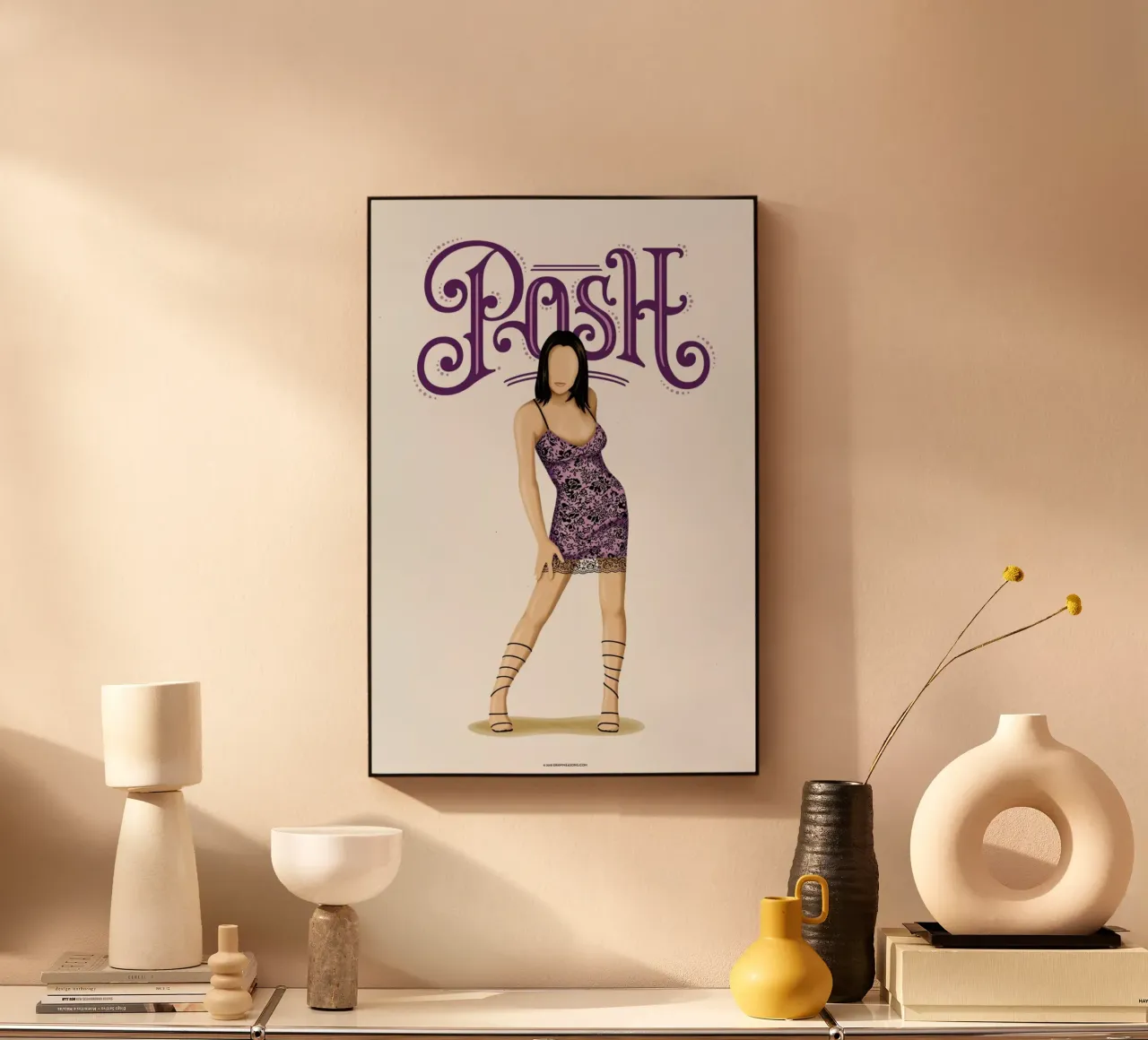 Posh acryl van Nour Tohme