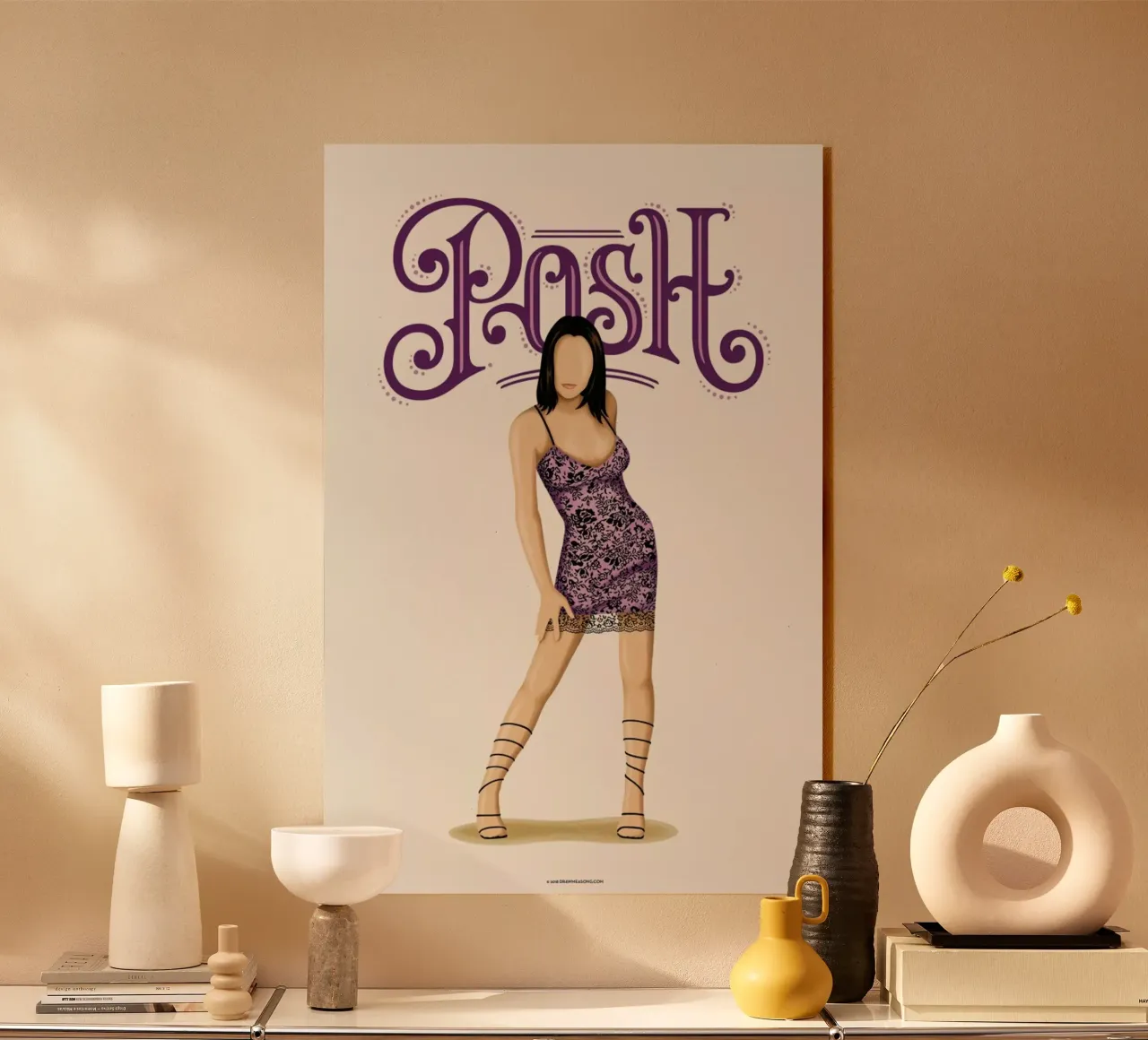 Posh acryl van Nour Tohme