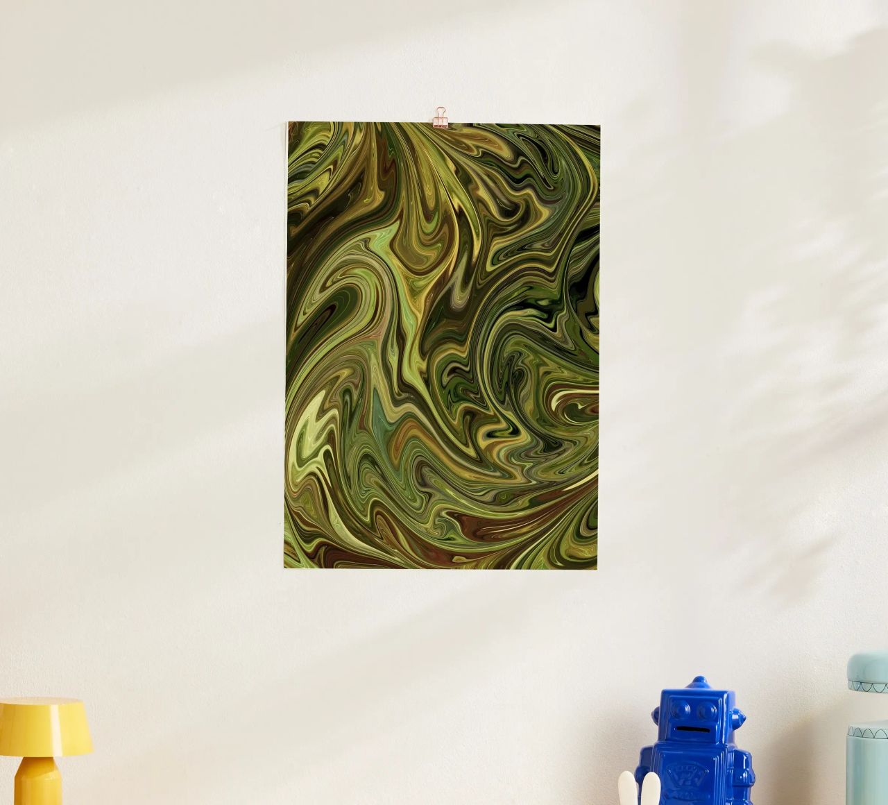 Grüne Blätter Poster von Desiyatnikov