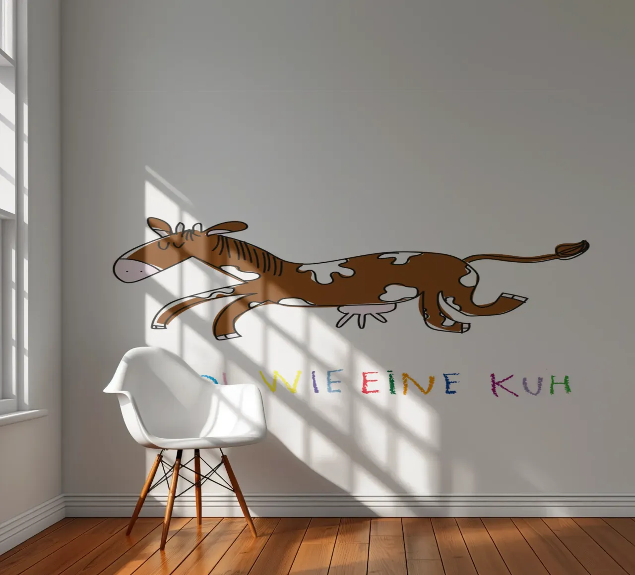 Cool wie eine Kuh papier peint photo de Brushmeetspaper