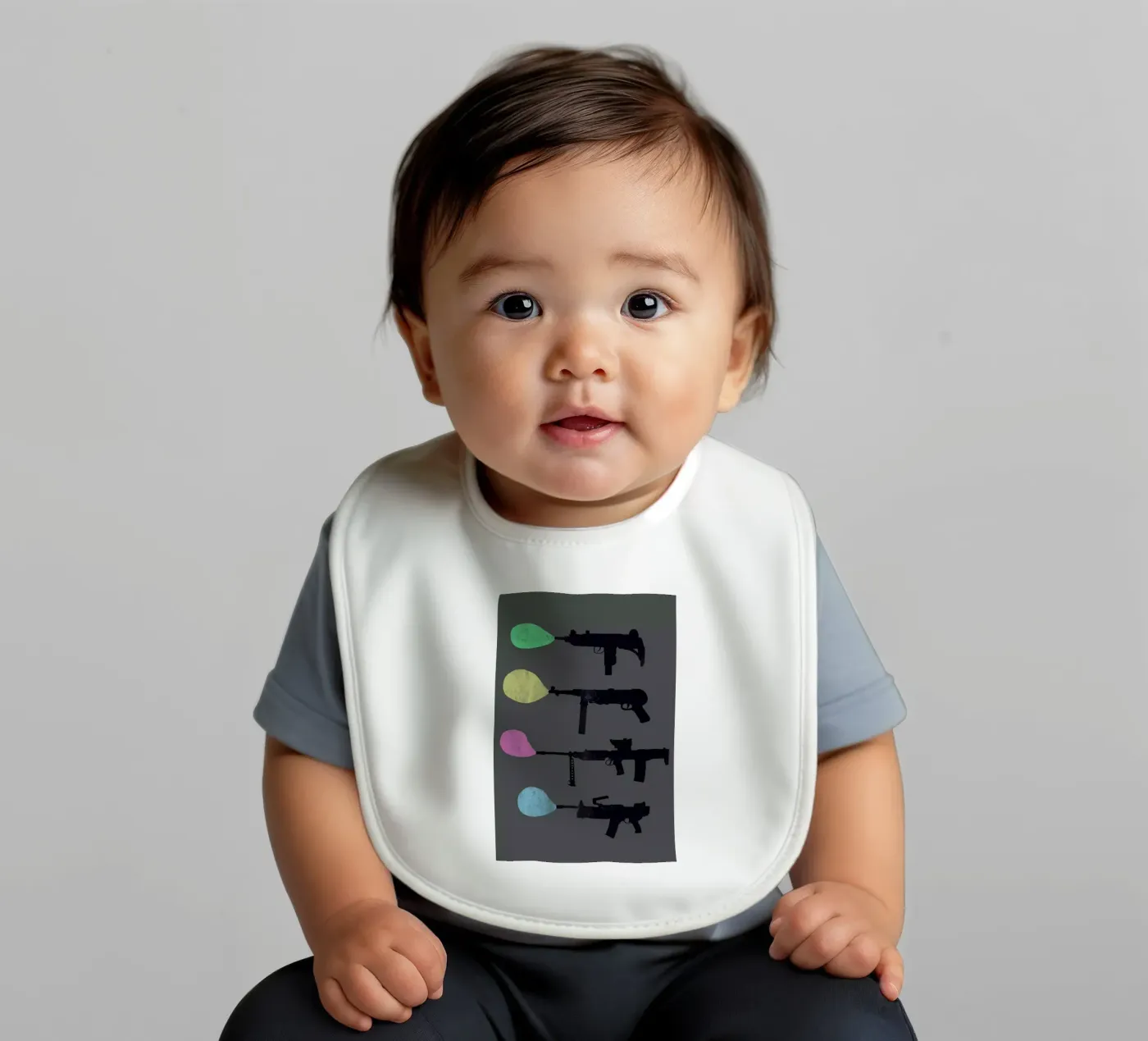 Bubble Guns Babylätzchen von Tobe Fonseca