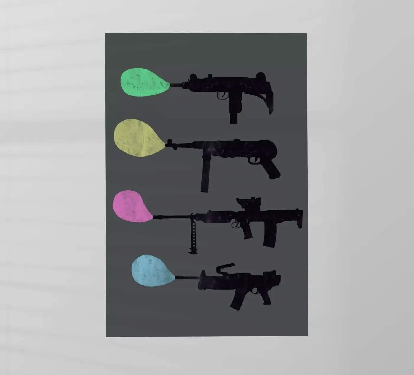 Bubble Guns backlit folie van Tobe Fonseca