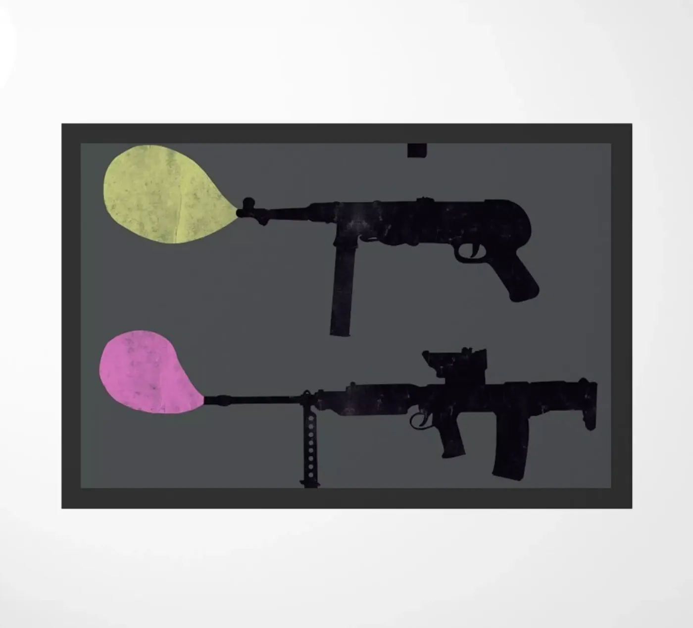 Bubble Guns deurmat van Tobe Fonseca