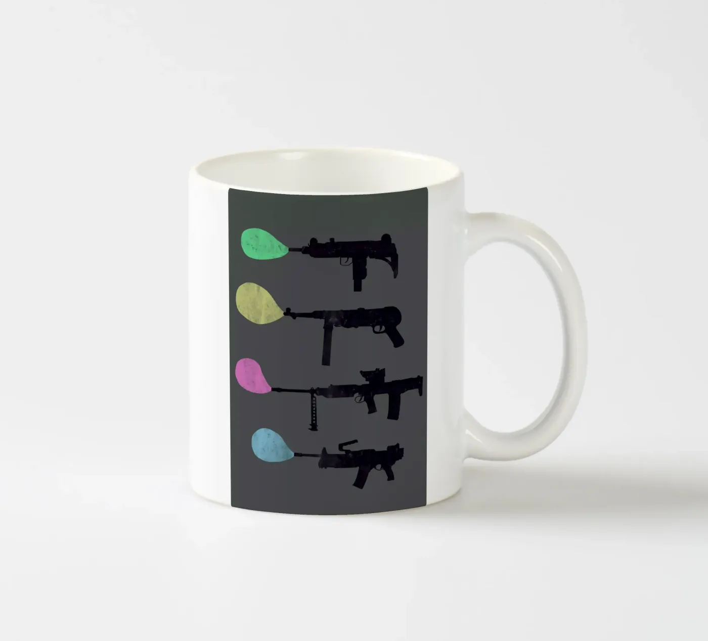 Bubble Guns ceramic mug by Tobe Fonseca