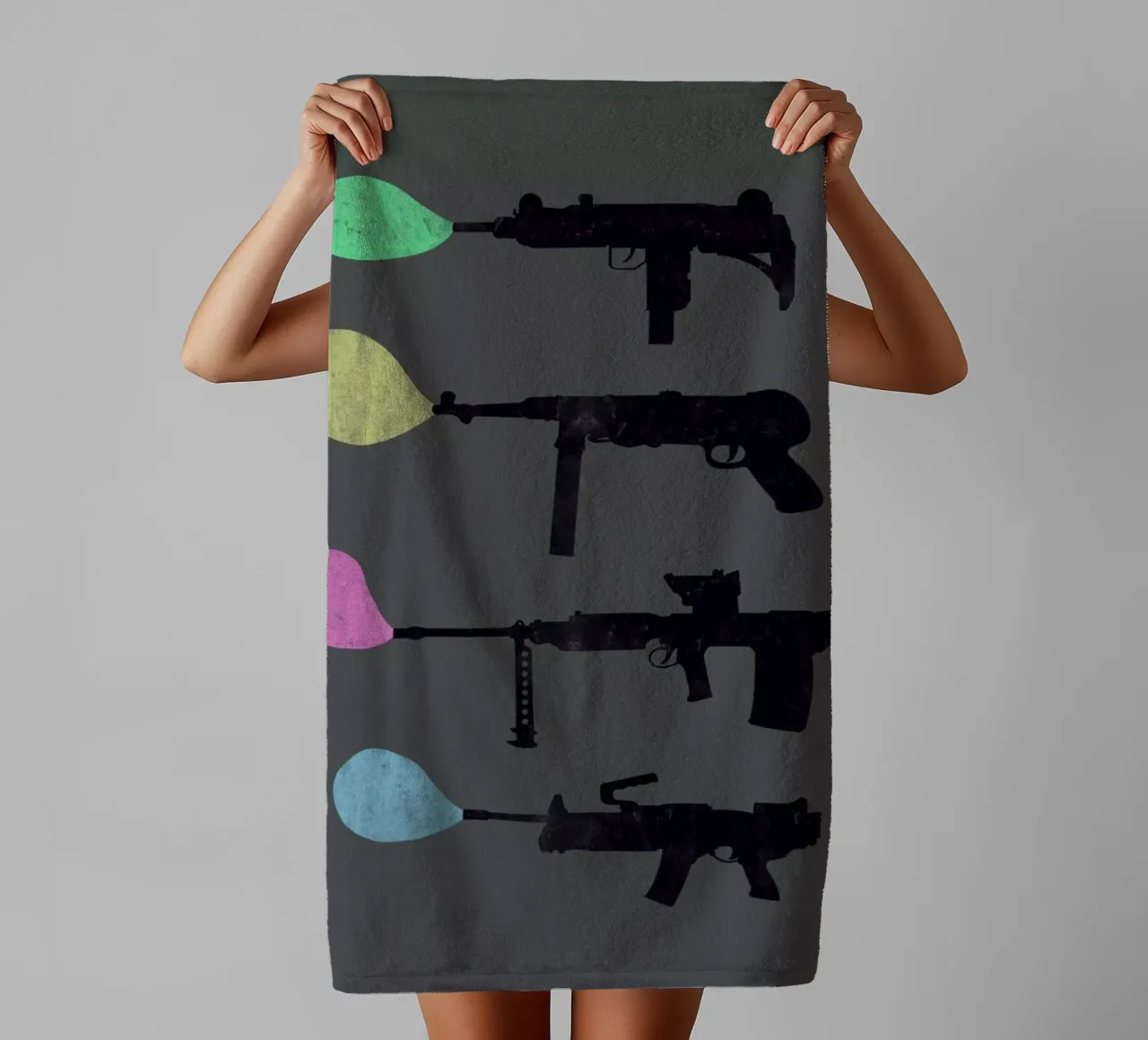 Bubble Guns asciugamano da bagno da Tobe Fonseca