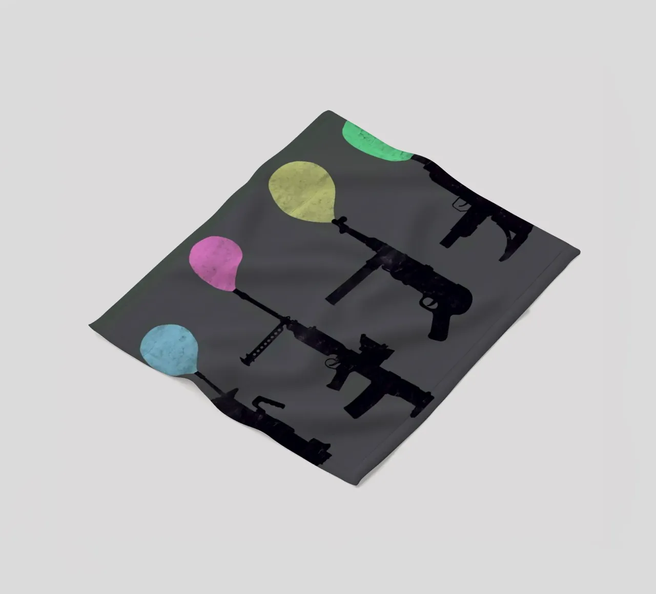 Bubble Guns Fleecedecke von Tobe Fonseca