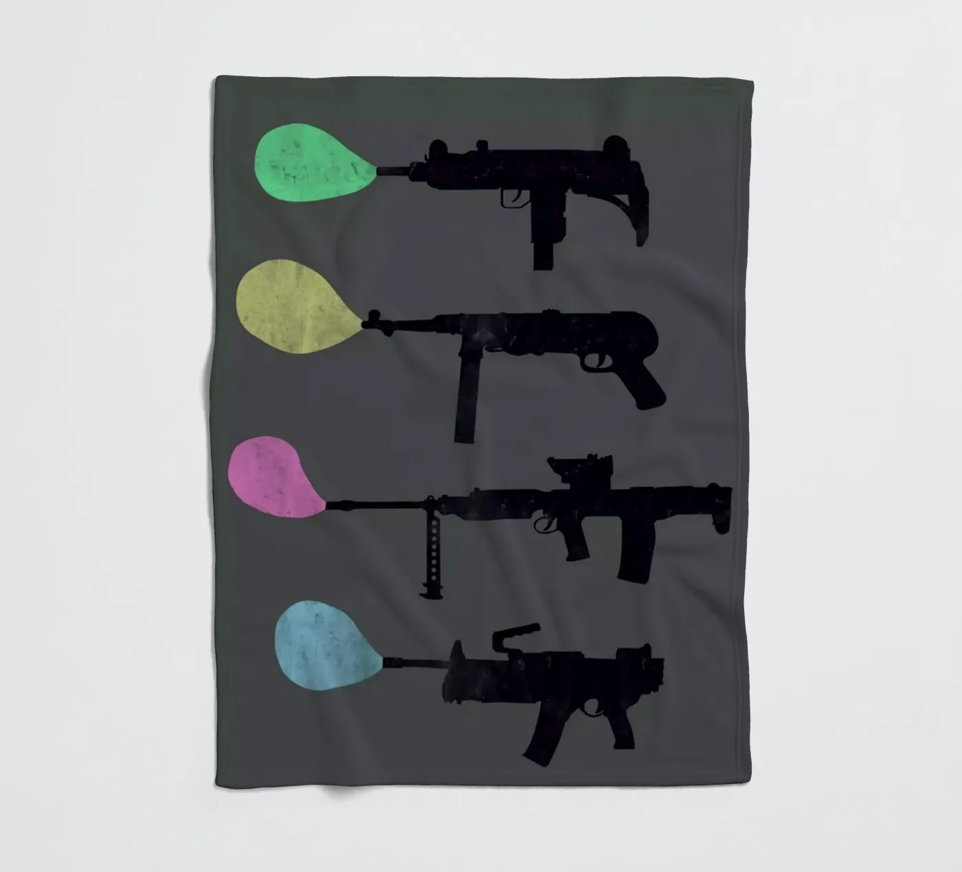 Bubble Guns fleecedeken van Tobe Fonseca