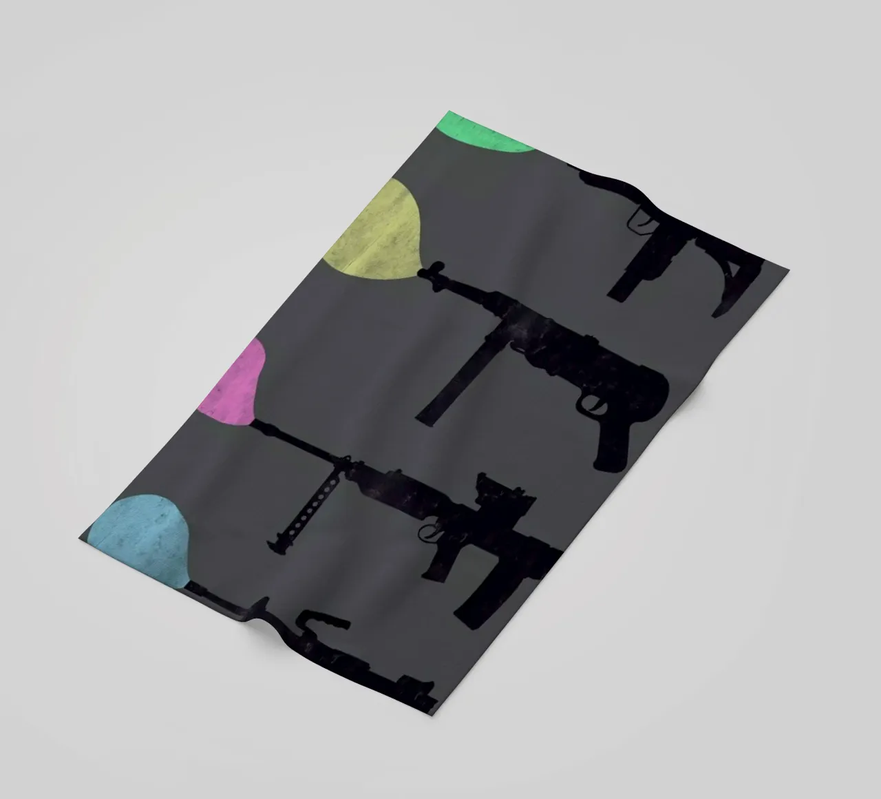 Bubble Guns beach towel by Tobe Fonseca