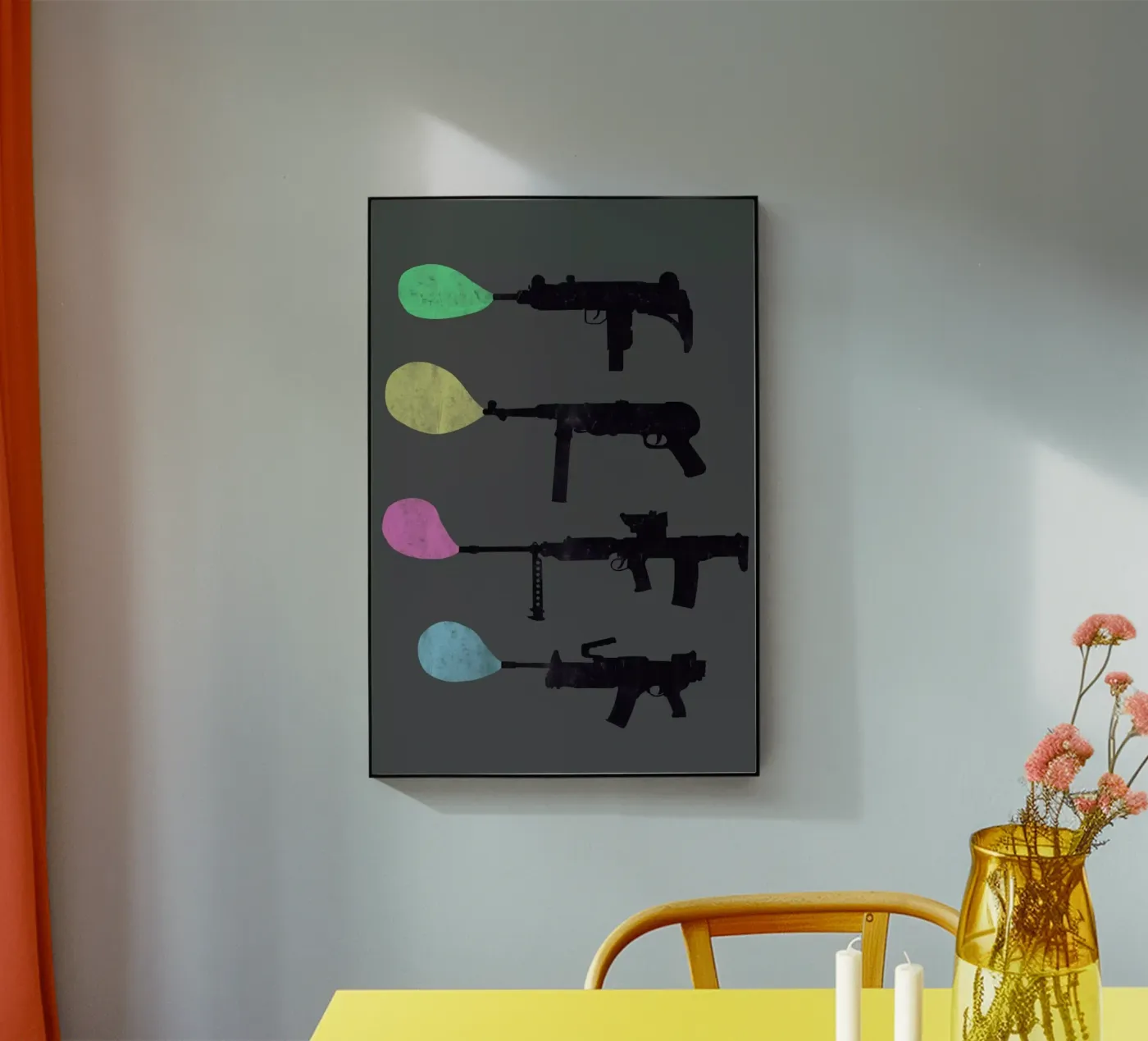 Bubble Guns plexiglas de Tobe Fonseca