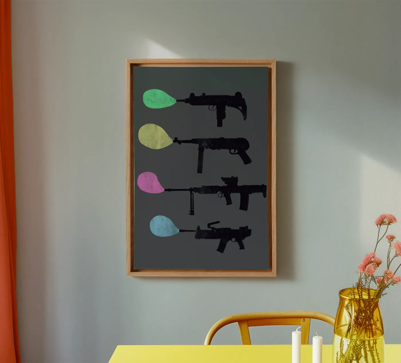 Bubble Guns canvas van Tobe Fonseca