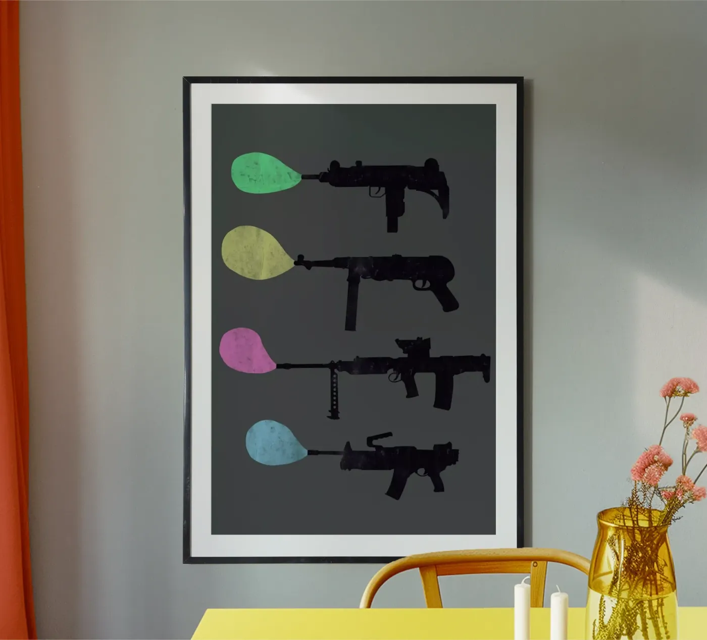 Bubble Guns poster by Tobe Fonseca