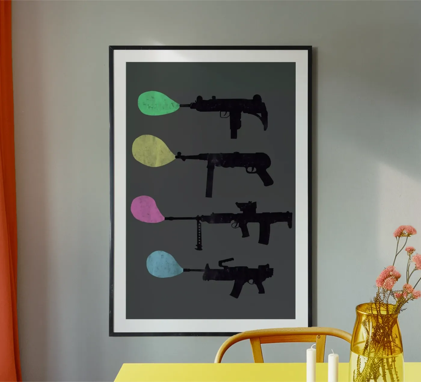 Bubble Guns Poster von Tobe Fonseca