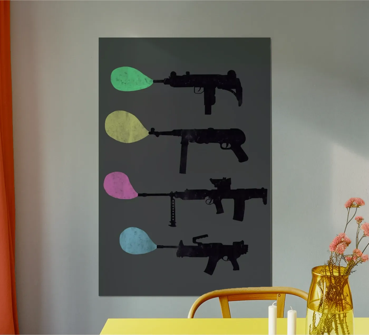 Bubble Guns Poster von Tobe Fonseca