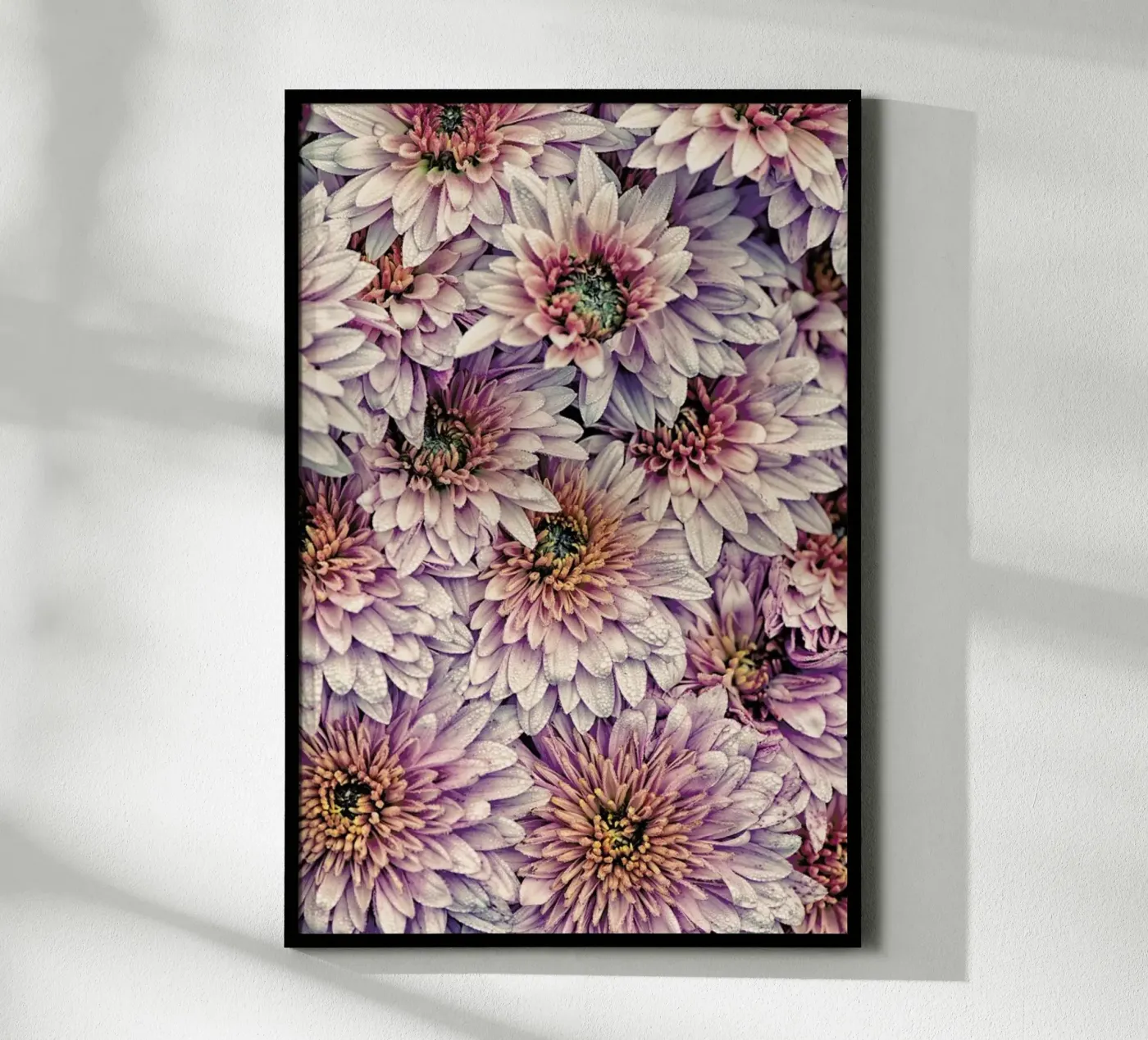 Wheeping Chrysanthemums poster by Curious Collections by Marielle Leenders