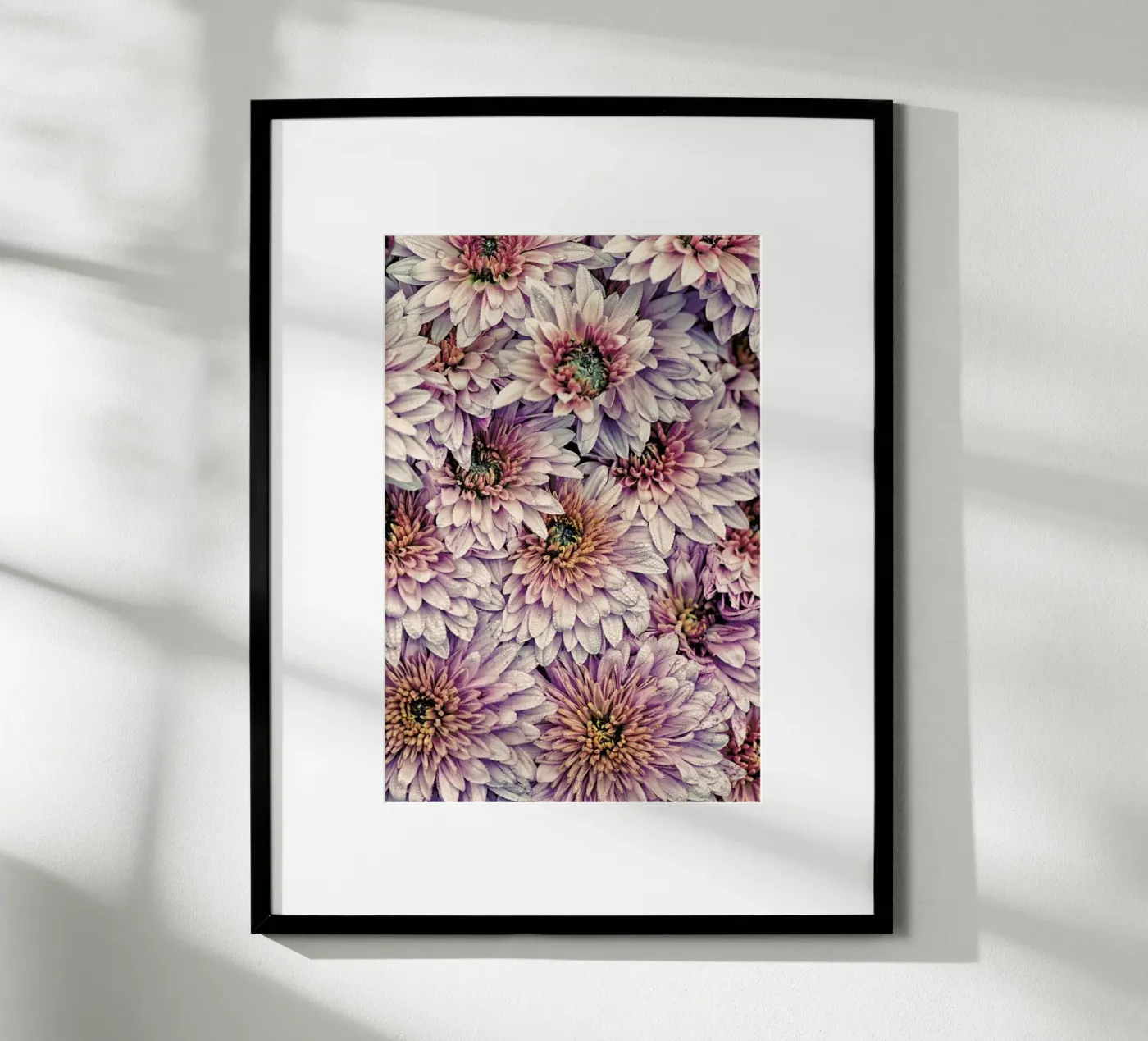 Wheeping Chrysanthemums poster by Curious Collections by Marielle Leenders