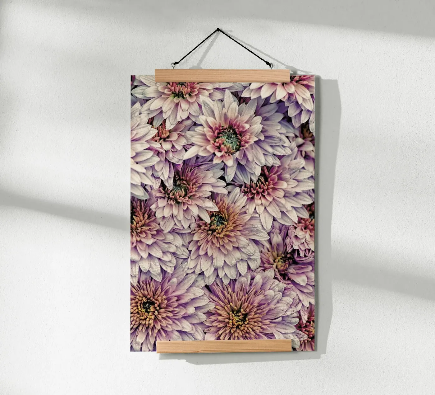Wheeping Chrysanthemums poster by Curious Collections by Marielle Leenders