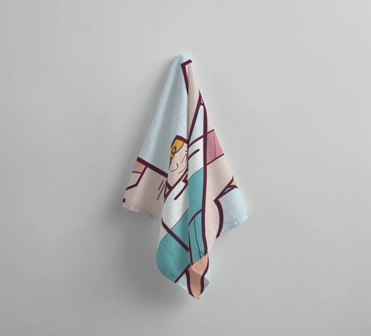 Biliardino asciugamano da bagno da Ale Giorgini