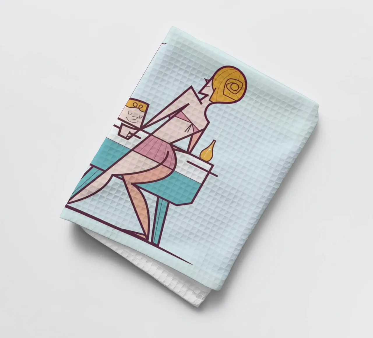 Biliardino canovaccio da cucina da Ale Giorgini
