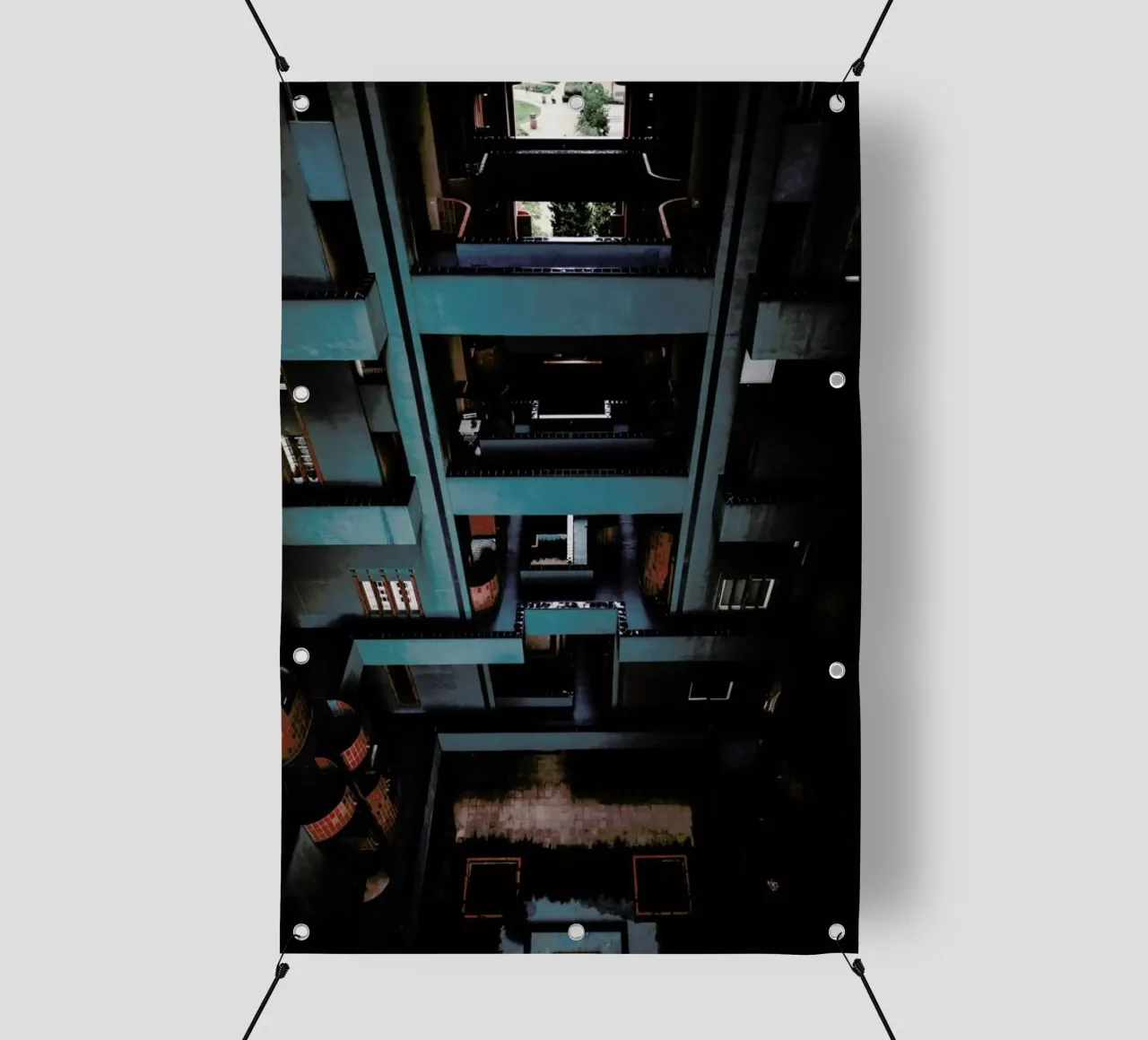 Walden Tetris telo in pvc da Chris Abatzis