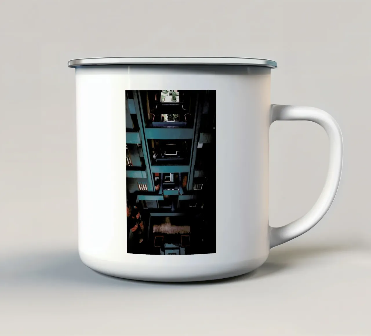 Walden Tetris tazza in smalto da Chris Abatzis
