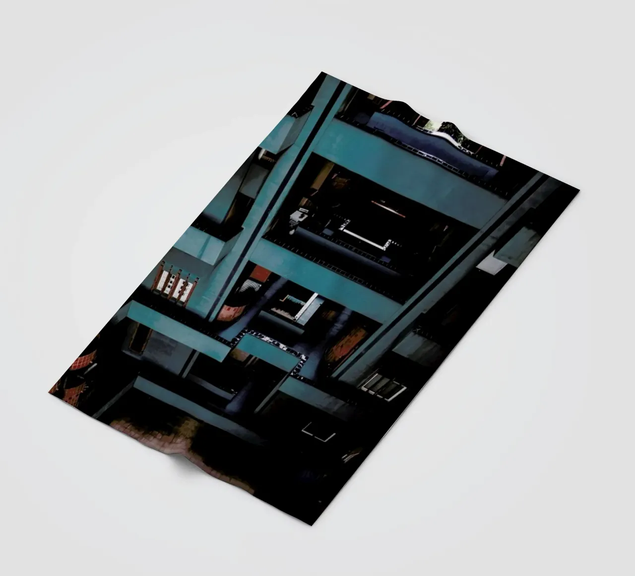 Walden Tetris coperta in pile da Chris Abatzis