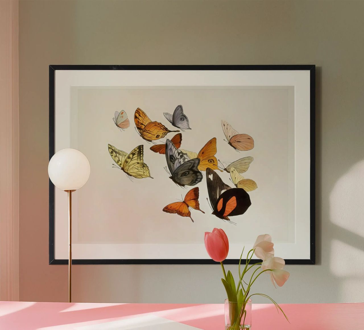 Schmetterlinge Kunstdruck Poster von Desiyatnikov