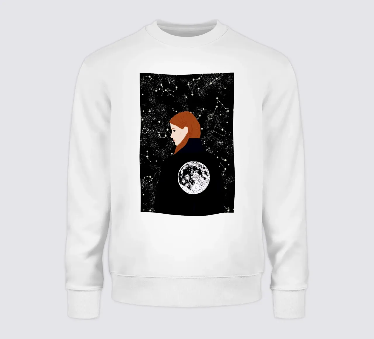 Back to the Moon sweatshirt by Céleste Wallaert