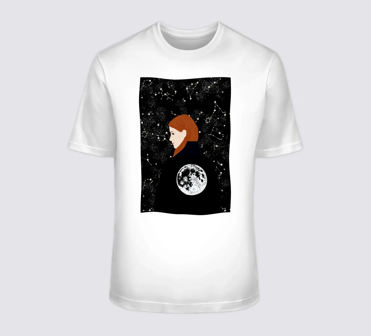 Back to the Moon t-shirt da Céleste Wallaert