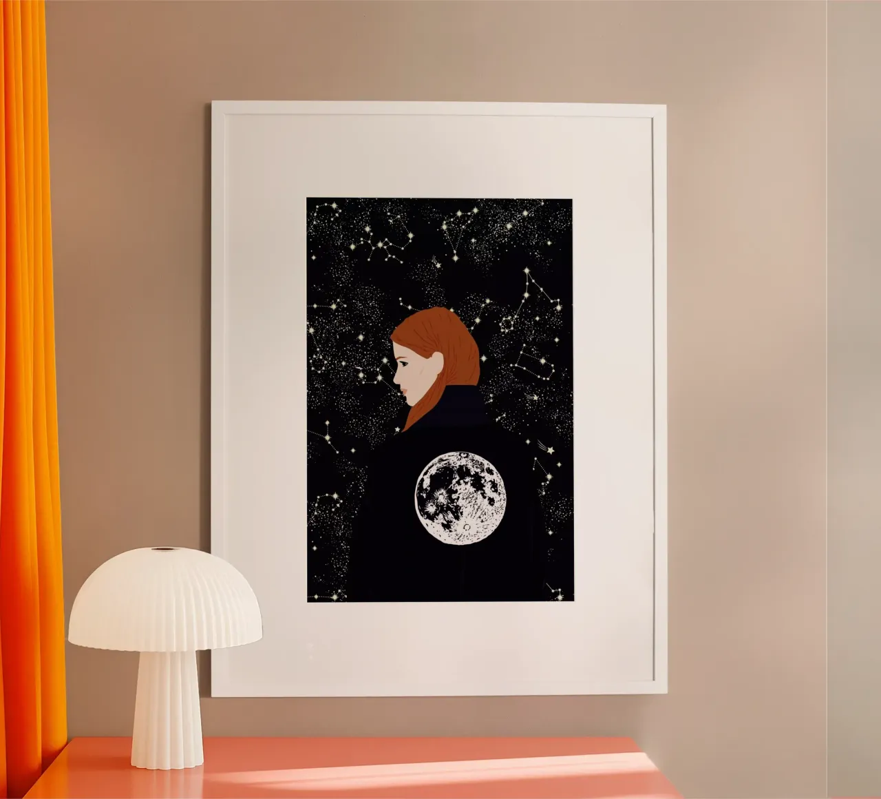 Back to the Moon carta hahnemühle da Céleste Wallaert