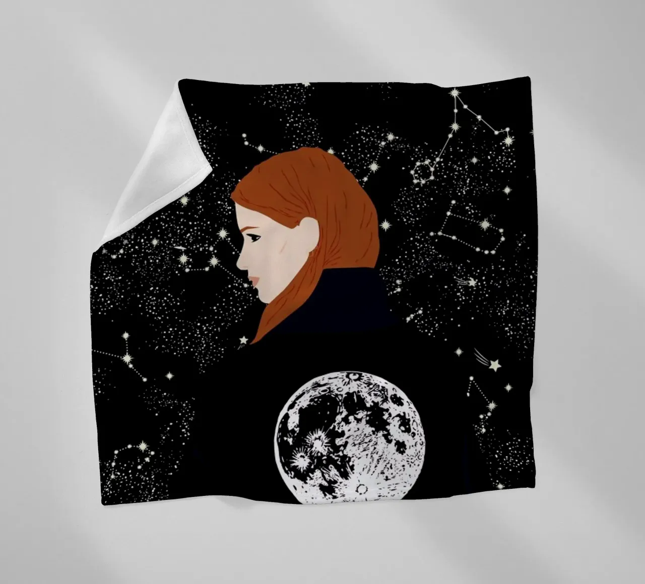 Back to the Moon coperta in pile da Céleste Wallaert