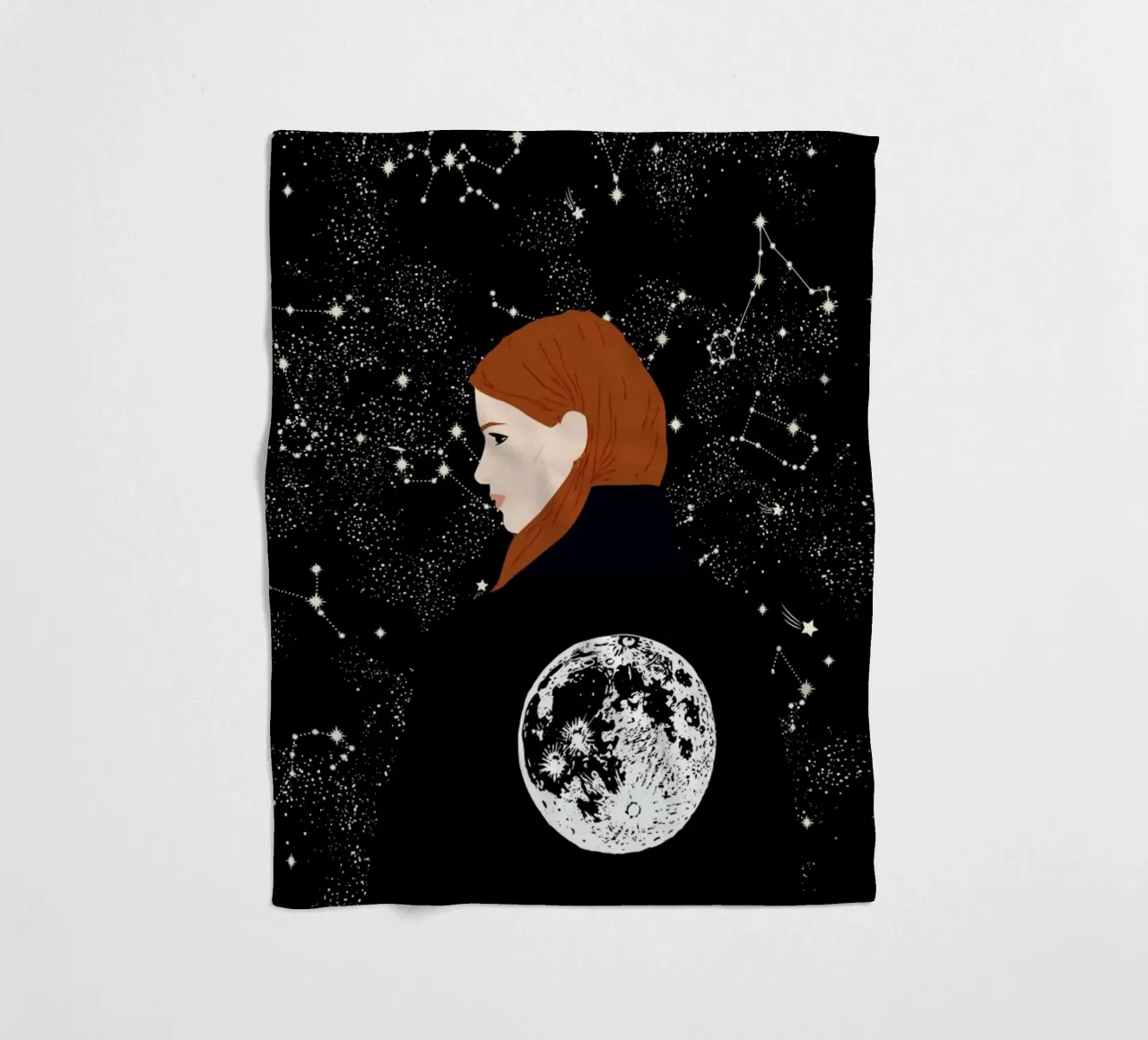 Back to the Moon coperta in pile da Céleste Wallaert